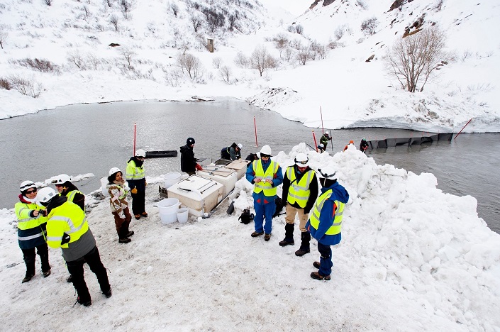 Sauvetage retenue du Mont Cenis 2016