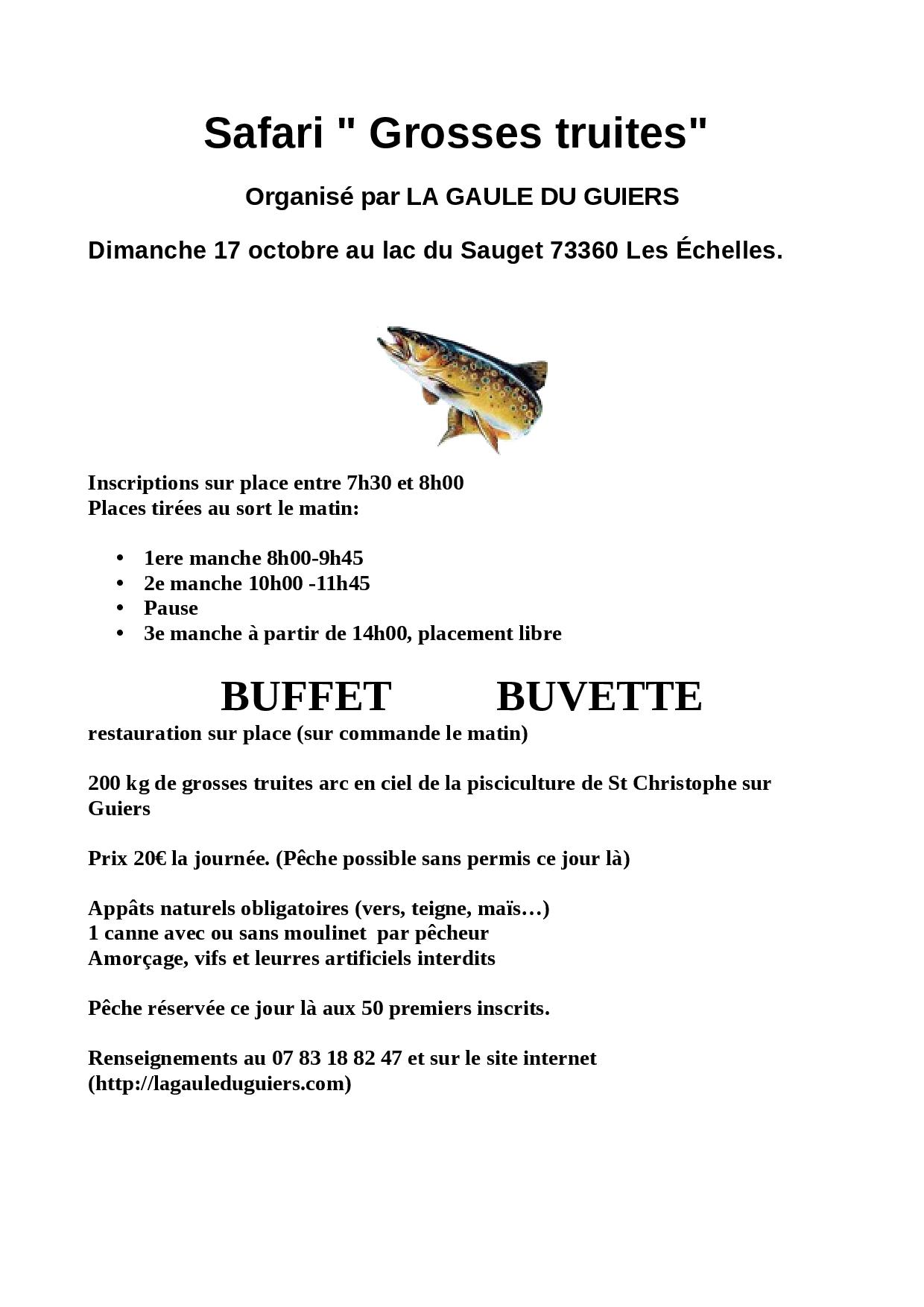 safari truite plan d'eau du Sauget 17-10-2021