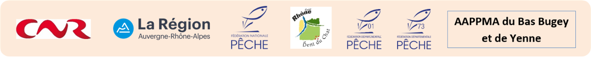 Financeurs parcours p^che famille du Rhône à Yenne