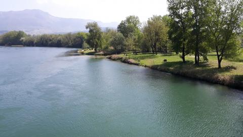 Vue de la zone à aménager