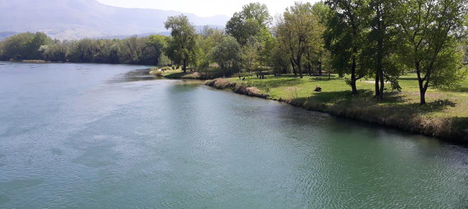 Vue de la zone à aménager