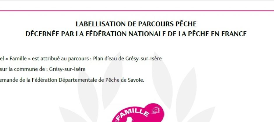 Certificat label Grésy