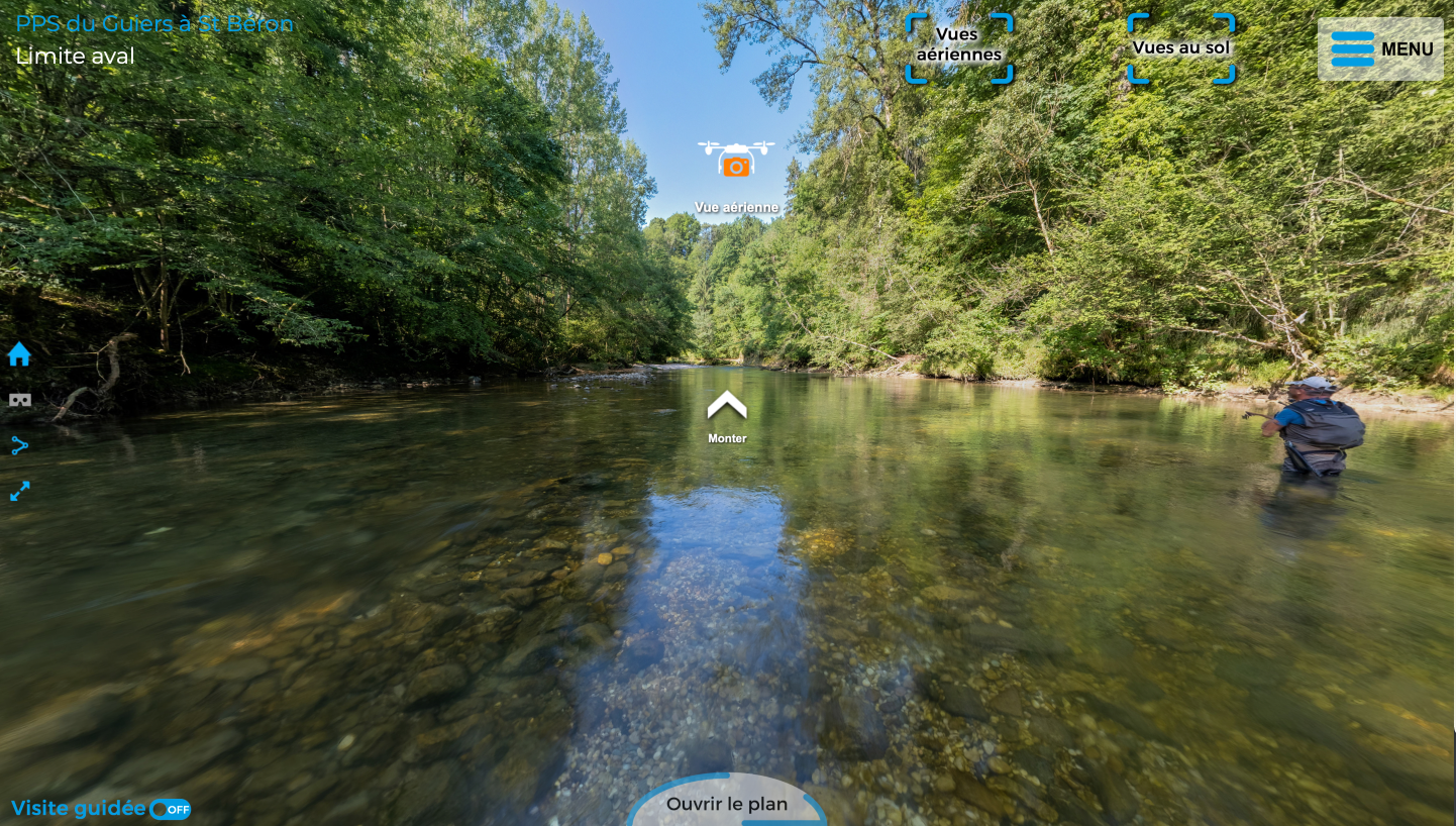 visite virtuelle guiers a st beron