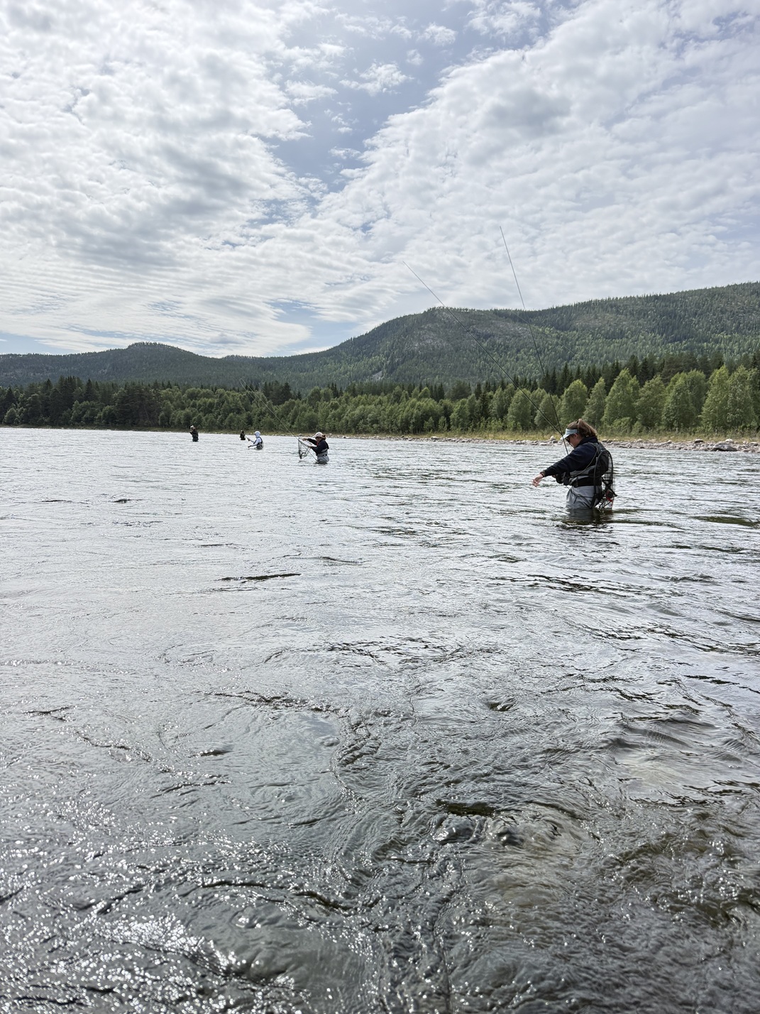 Session d'entrainement rivière