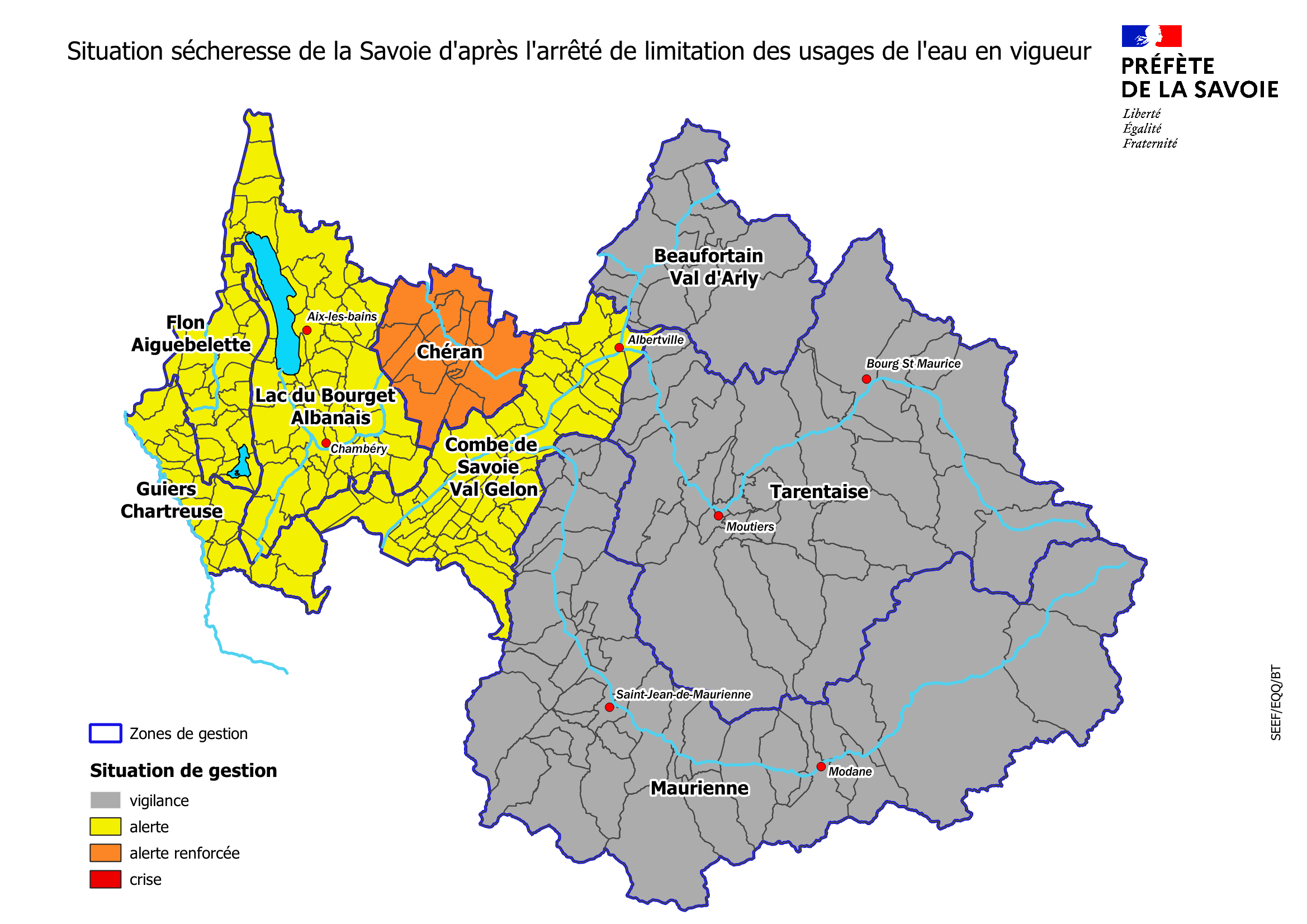 situation secheresse